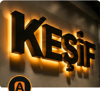 Işıklı kutu harf tabela